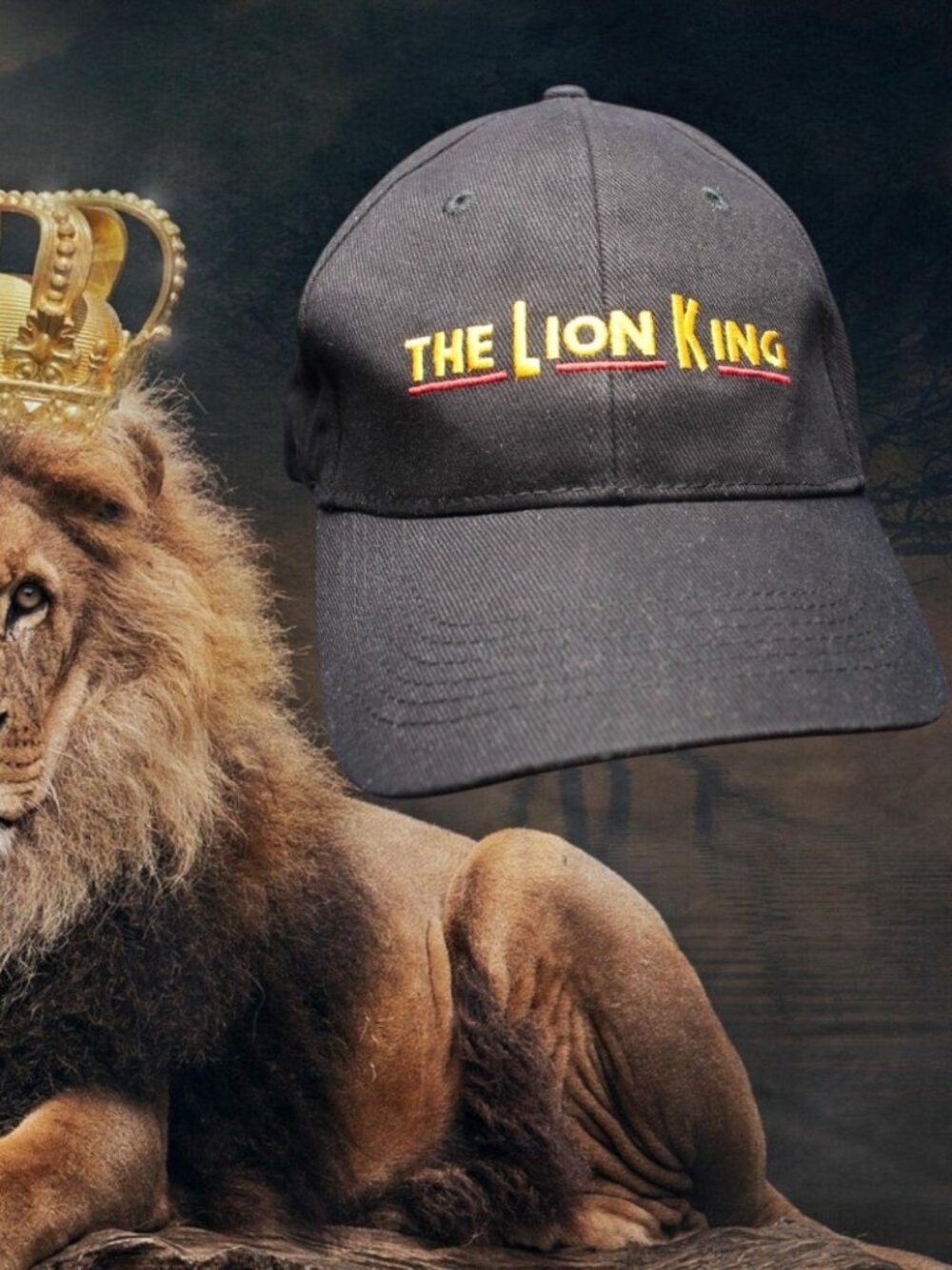 The Lion King Broadway Musical VIP Black Cap Hat New open Bag Baseball Hat